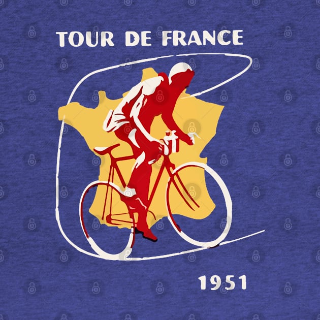 Cycling Tour De France Vintage I by inkstyl